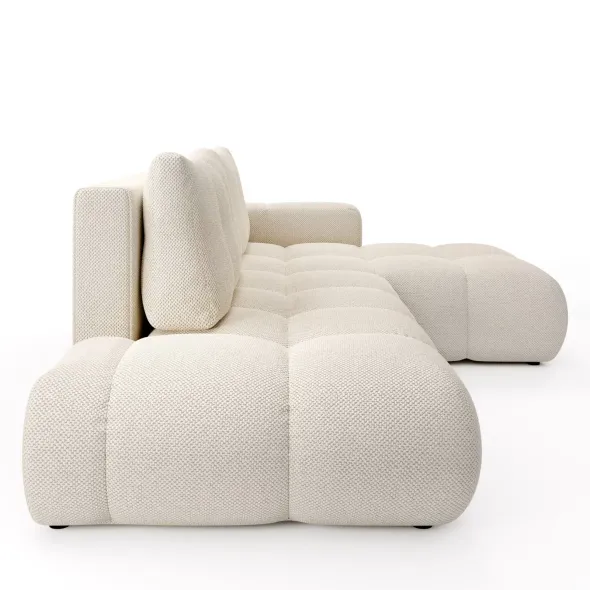 Coltar Extensibil Soho, 288x176x91 cm, Stofa Beige, Curio 09 picture - 6