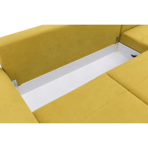 Coltar Extensibil Yoko, 320x214x96 cm, Stofa Soro 40 Galben picture - 6