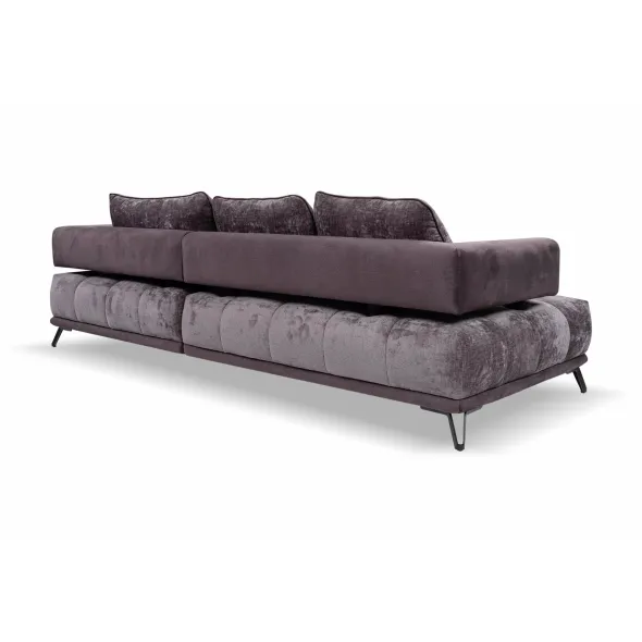 Coltar Fix Morgan, 262x184x87 cm, Stofa Grafit/Gri Inchis picture - 6