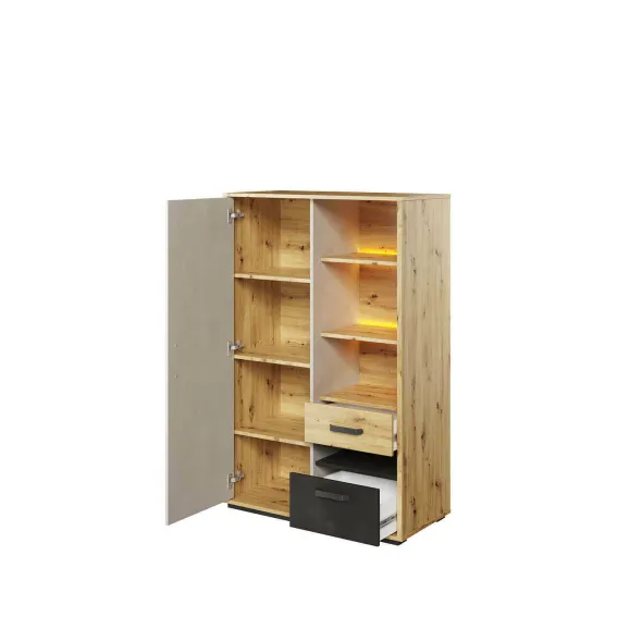 Comoda 1 Usa + 2 Sertare Qubic QB05 picture - 2
