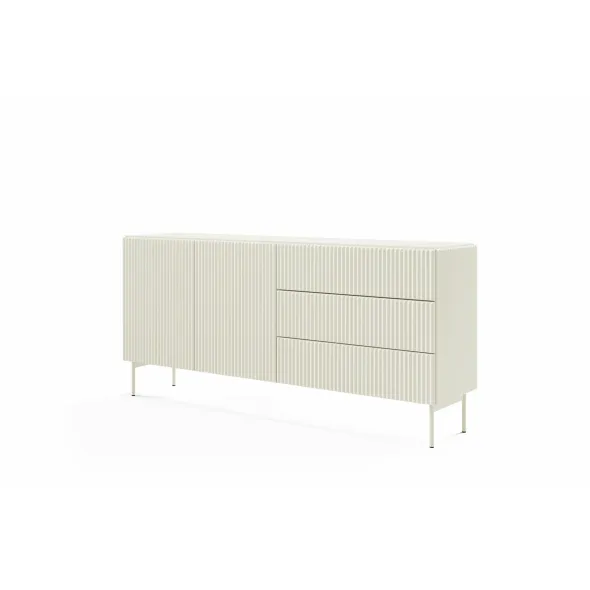Comoda Muti 177, 2 Usi + 3 Sertare, 177x39.8x81.2 h cm, Riflaj MDF, Casmir picture - 4