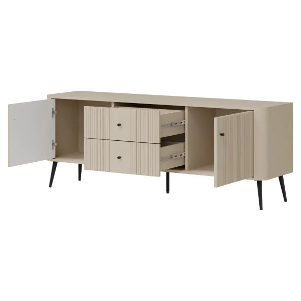 Comoda TV Larnaca VG01, 162x40x61 h cm, Pal Melaminat/MDF - Casmir picture - 3