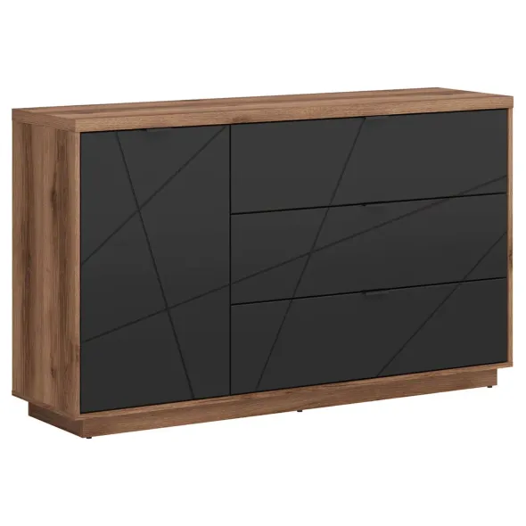 Forn Comoda Cu 3 Sertare si Usa, KOM1D3S - 156x42.5x93 h cm picture - 3
