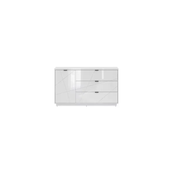 Forn Comoda Cu 3 Sertare si Usa, KOM1D3S - 156x42.5x93 h cm picture - 4