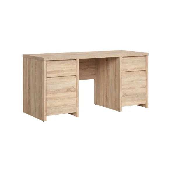 Birou Kaspian BIU2D2S/160, 160x65x77 h cm, Pal Melaminat picture - 1