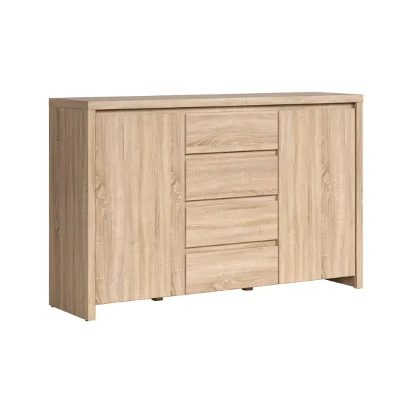 Kaspian Comoda KOM2D4S, 143.5x40.5x92 h cm, Pal Melaminat picture - 1