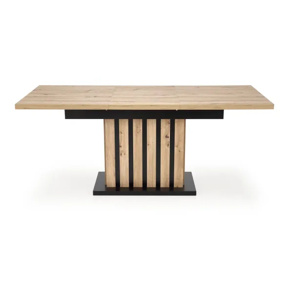 Masa Extensibila HAGEN 160, 160-210x90x76 cm, Stejar Artisan/Negru picture - 2