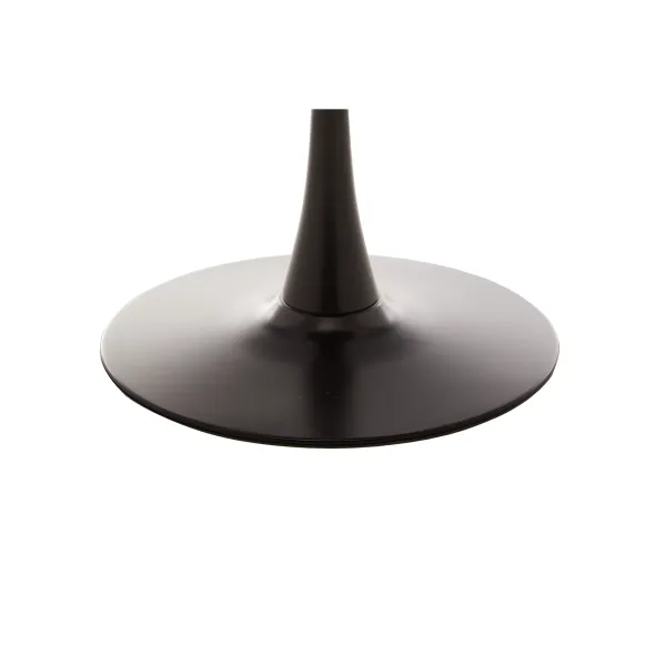 Masa Rotunda Marseille, Ø100 cm, Metal/MDF, Neagra picture - 3