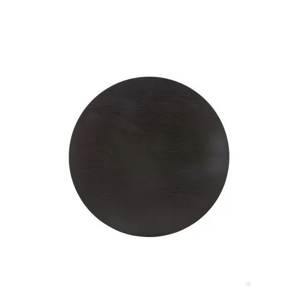 Masa Rotunda Marseille, Ø100 cm, Metal/MDF, Neagra picture - 4