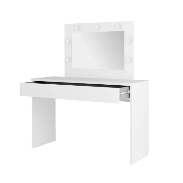 Masuta de Toaleta Cu Oglinda si sistem de iluminat,  Eva - 118x42x135 cm picture - 6