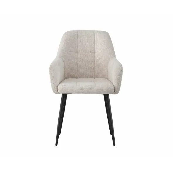Scaun Arvi, 57x63x88 h cm, Stofa, Beige picture - 2