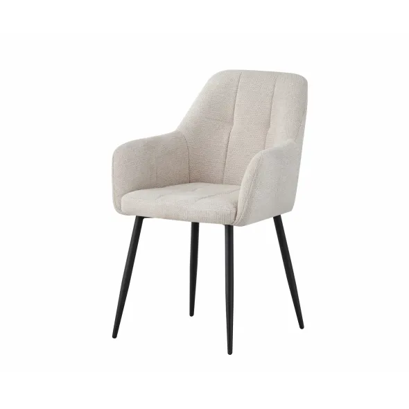 Scaun Arvi, 57x63x88 h cm, Stofa, Beige picture - 1
