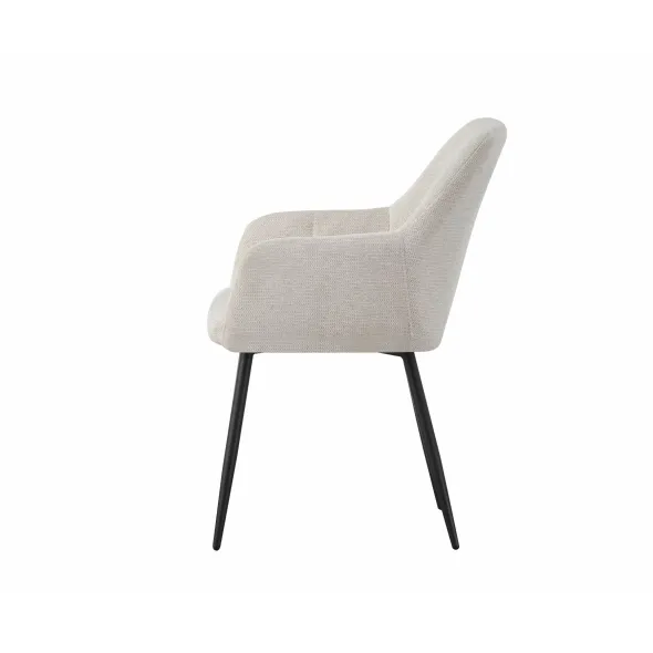 Scaun Arvi, 57x63x88 h cm, Stofa, Beige picture - 3