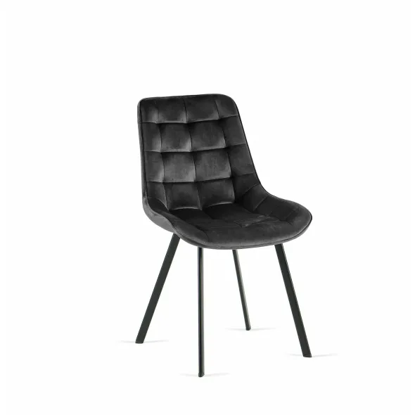 Scaun Ore, 51x57x80 cm, Stofa, Negru, G062-50 picture - 1