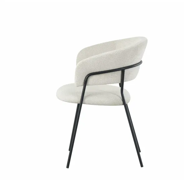 Scaun Sangli, 57x58x77 h cm, Stofa, Beige picture - 3