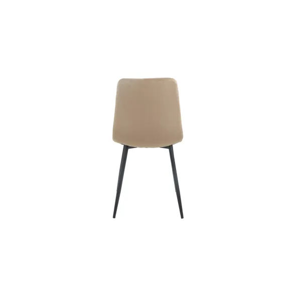 Scaun Savier, 44x55x87.5 cm, Catifea, Beige picture - 5