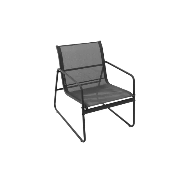 Set Terasa/Gradina Myra, Canapea 110.5x74x76 cm + 2 Fotolii 56.5x74x76 cm, +  Masuta de Cafea - 75x45x41 cm, Metal + Mesh picture - 3