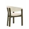 Scaun Alissa, 56x59x81 cm, Lemn/Stofa - Stejar Antic/Crem picture - 2