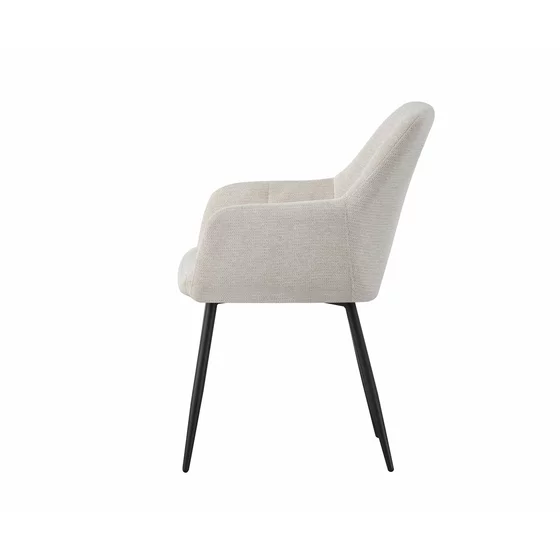 Scaun Arvi, 57x63x88 h cm, Stofa, Beige picture - 3
