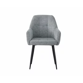 Scaun Arvi, 57x63x88 h cm, Stofa, Gri Deschis