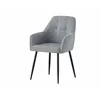 Scaun Arvi, 57x63x88 h cm, Stofa, Gri Deschis picture - 1