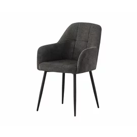 Scaun Arvi, 57x63x88 h cm, Stofa, Gri Inchis