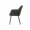 Scaun Arvi, 57x63x88 h cm, Stofa, Gri Inchis picture - 3