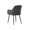 Scaun Arvi, 57x63x88 h cm, Stofa, Gri Inchis picture - 4