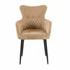Scaun Auki, 60x56x88.5 h cm, Stofa Beige picture - 2