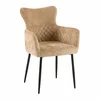 Scaun Auki, 60x56x88.5 h cm, Stofa Beige picture - 1