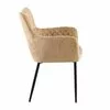 Scaun Auki, 60x56x88.5 h cm, Stofa Beige picture - 3
