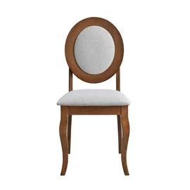 Scaun Benoni, 44.5x50.5x92 cm, Nuc/Gri