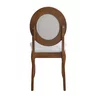 Scaun Benoni, 44.5x50.5x92 cm, Nuc/Gri picture - 3