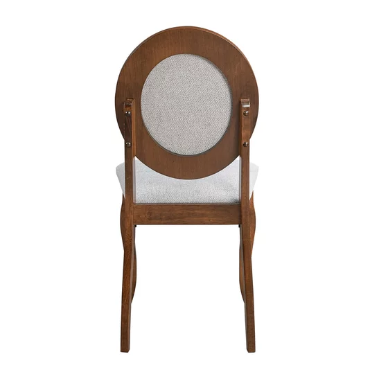 Scaun Benoni, 44.5x50.5x92 cm, Nuc/Gri picture - 3