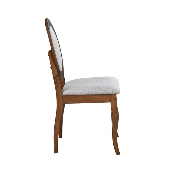 Scaun Benoni, 44.5x50.5x92 cm, Nuc/Gri picture - 4