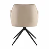 Scaun Blazer, 60x60x83.5 h cm, Catifea, Beige picture - 4