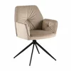 Scaun Blazer, 60x60x83.5 h cm, Catifea, Beige picture - 1