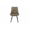 Scaun Brani, 52x62x83 cm, Metal/Microfibra, Verde picture - 4