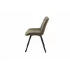 Scaun Brani, 52x62x83 cm, Metal/Microfibra, Verde picture - 5