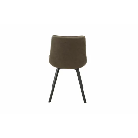 Scaun Brani, 52x62x83 cm, Metal/Microfibra, Verde picture - 7
