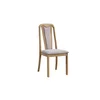 Scaun Capri, 45.5x54x98 cm, Stejar Bianco/Stofa Beige picture - 1