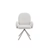 Scaun Concorde, 60x61x91 h cm, Stofa, Alb picture - 2