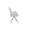 Scaun Concorde, 60x61x91 h cm, Stofa, Alb picture - 3