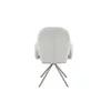Scaun Concorde, 60x61x91 h cm, Stofa, Alb picture - 5