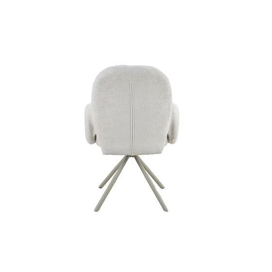 Scaun Concorde, 60x61x91 h cm, Stofa, Alb picture - 5
