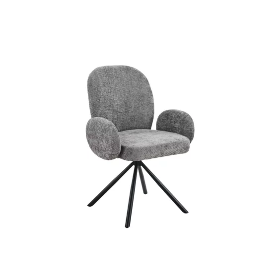 Scaun Concorde, 60x61x91 h cm, Stofa, Gri picture - 1