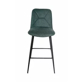 Scaun De Bar Casino, 45.5x55x108 cm, Stofa, Verde