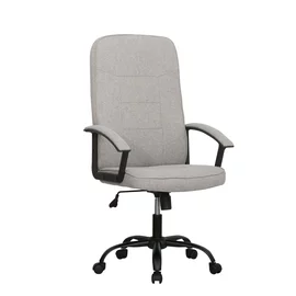 Scaun De Birou Bilbo, Ergonomic, 65x70x110-118 h cm, Stofa, Gri Deschis