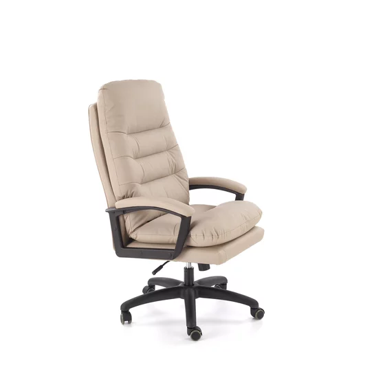 Scaun de Birou Ergonomic Herning 25003, 65x72x112-118 h cm, Piele Ecologica, Beige picture - 1