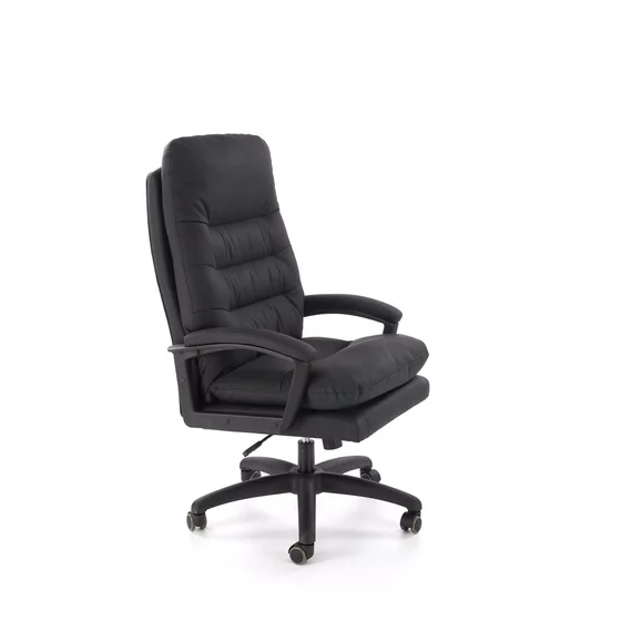 Scaun de Birou Ergonomic Herning 25003B, 65x72x112-118 h cm, Piele Ecologica, Negru picture - 1